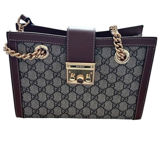 Authentic Gucci Padlock GG Small Shoulder Bag - Picture 7 of 11